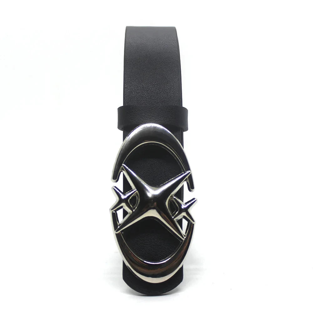 Cross Star Buckle Belt