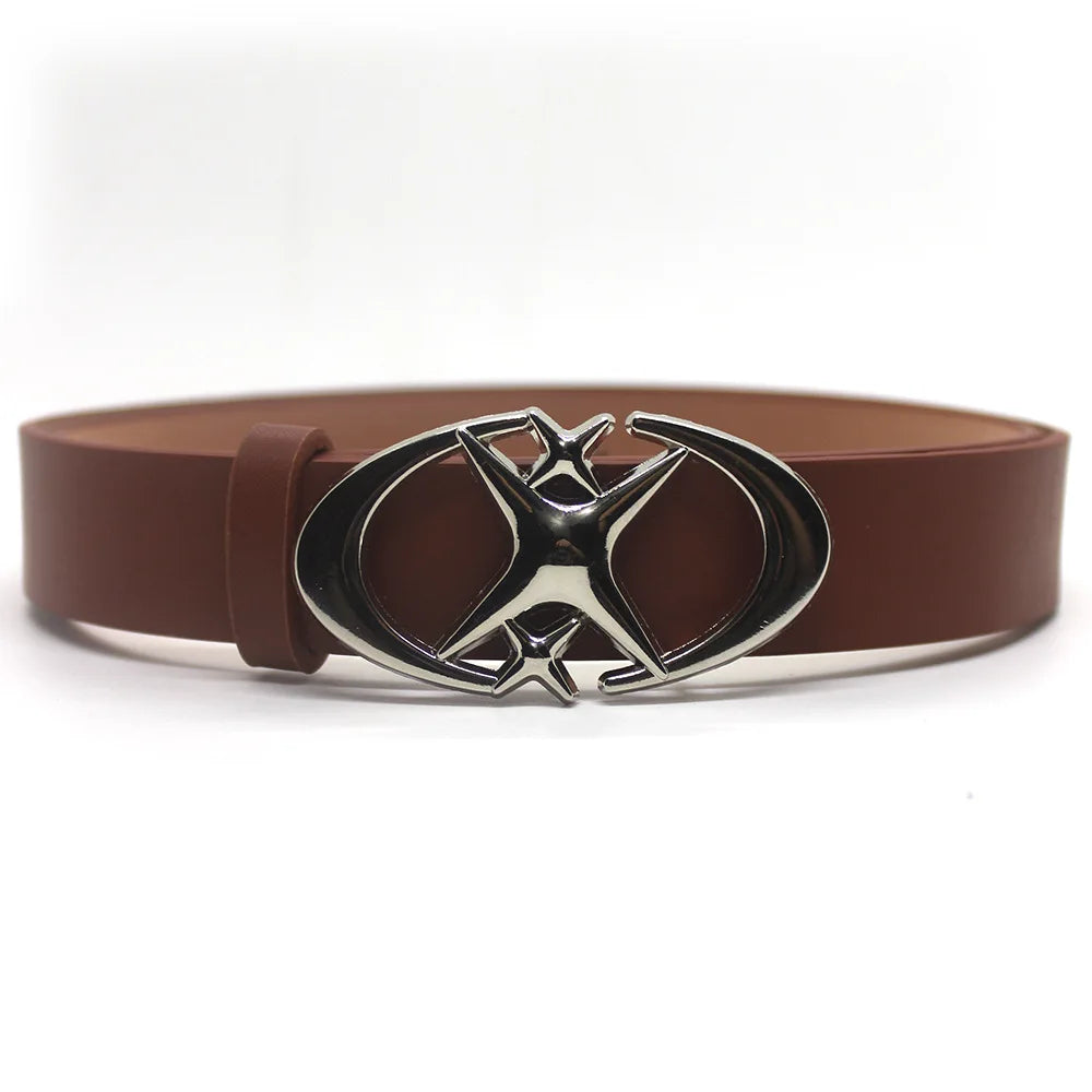 Cross Star Buckle Belt